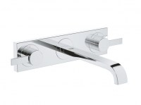 BATERIA LAVABO MURAL ALLURE GROHE